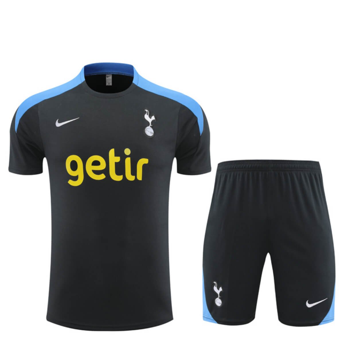 Kit Short e Camisa Tottenham Treino Azul Escuro 2024/25