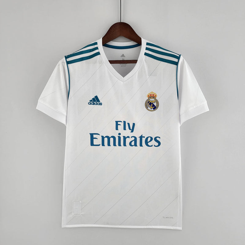 Camisa Retrô do Real Madrid 2017/18 Home