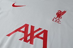 Kit Camisa + Short Liverpool Grey Treino 21/22