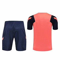 Kit Camisa + Short Tottenham Laranja Treino 21/22