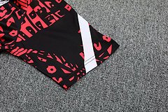 Kit Camisa + Short Treino Liverpool Preto+Laranja