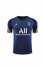 Kit Camisa + Short Treino PSG Azul 21/22 – Masculino