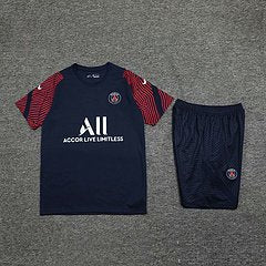 Kit Camisa + Short Treino PSG Azul 21/22 – Masculino