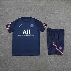 Kit Camisa + Short Treino PSG Azul 21/22 – Masculino