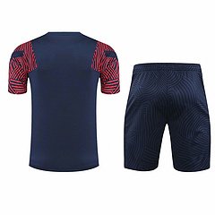 Kit Camisa + Short Treino PSG Azul 21/22 – Masculino