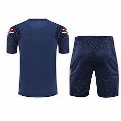 Kit Camisa + Short Treino PSG Azul 21/22 – Masculino