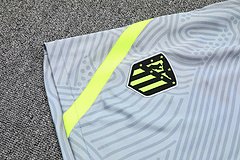 Kit Camisa + Short Treino Atlético de Madrid Preto 21/22