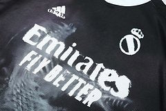 Kit Camisa + Short Real Madrid Black 21/22