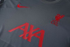 Kit Camisa + Short Liverpool Preto Treino 21/22