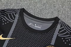 Kit Camisa + Short PSG PretoTreino 21/22