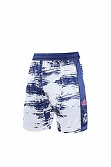 Kit Camisa + Short Real Madrid Treino Branco + Azul 21/22