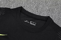 Kit Camisa + Short Treino Atlético de Madrid Preto 21/22