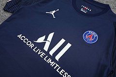 Kit Camisa + Short Treino PSG Azul 21/22 – Masculino