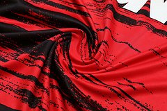 Kit Camisa + Short Manchester United Treino Vermelho