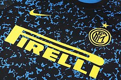 Kit Camisa + Short Treino Inter de Milão Azul 21/22