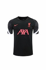 Kit Camisa + Short Preto Treino Liverpool 21/22