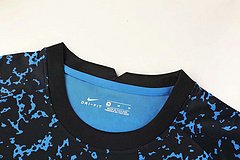 Kit Camisa + Short Treino Inter de Milão Azul 21/22