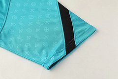 Kit Camisa + Short Treino Liverpool Azul 21/22