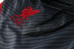 Kit Camisa + Short Treino Liverpool Preto 21/22